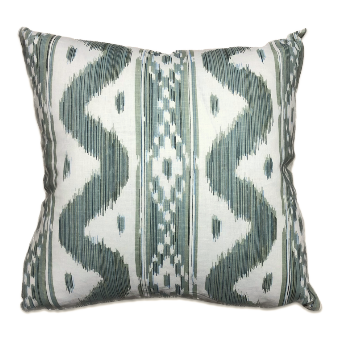 Bali Hai Ikat Pillow - The Kellogg Collection