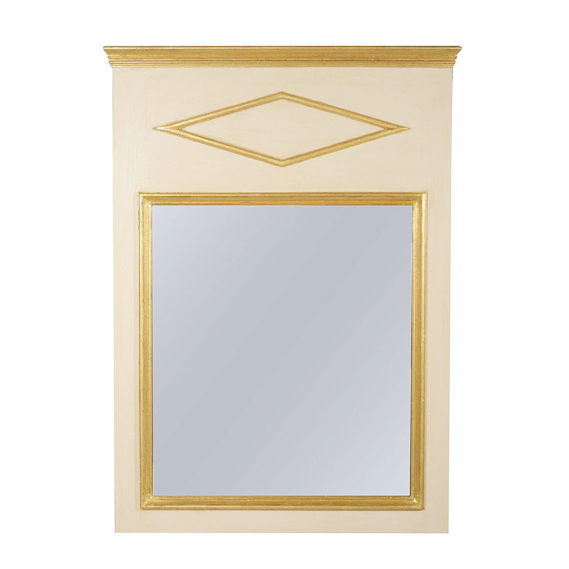 Gold Diamond Trumeau Mirror - The Kellogg Collection