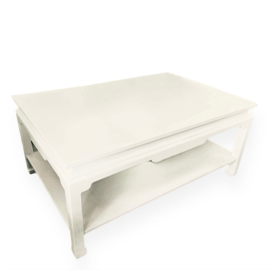 Ming Cocktail Table with Shelf - The Kellogg Collection