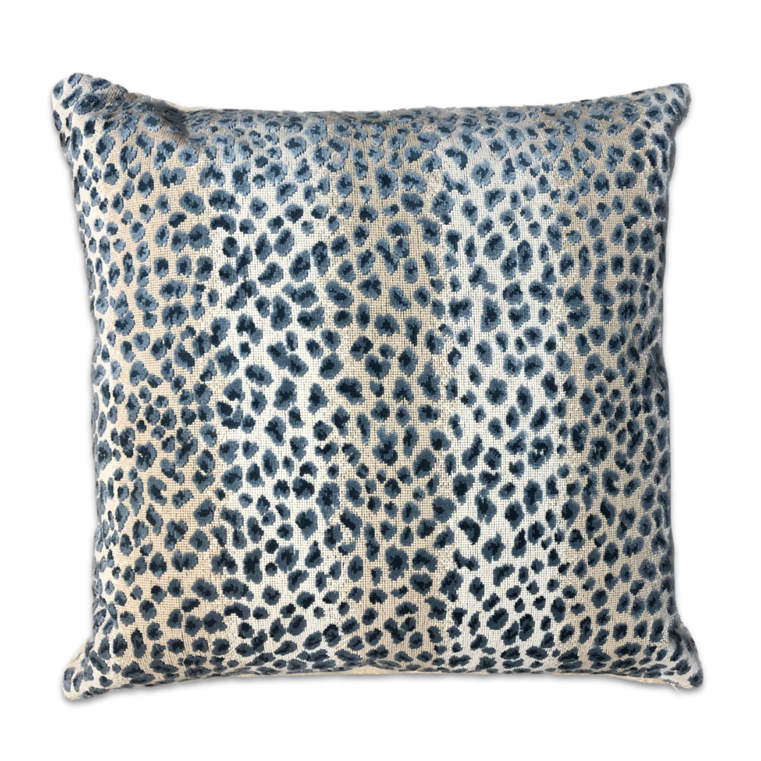 Ocelot Pillow Lapis - The Kellogg Collection