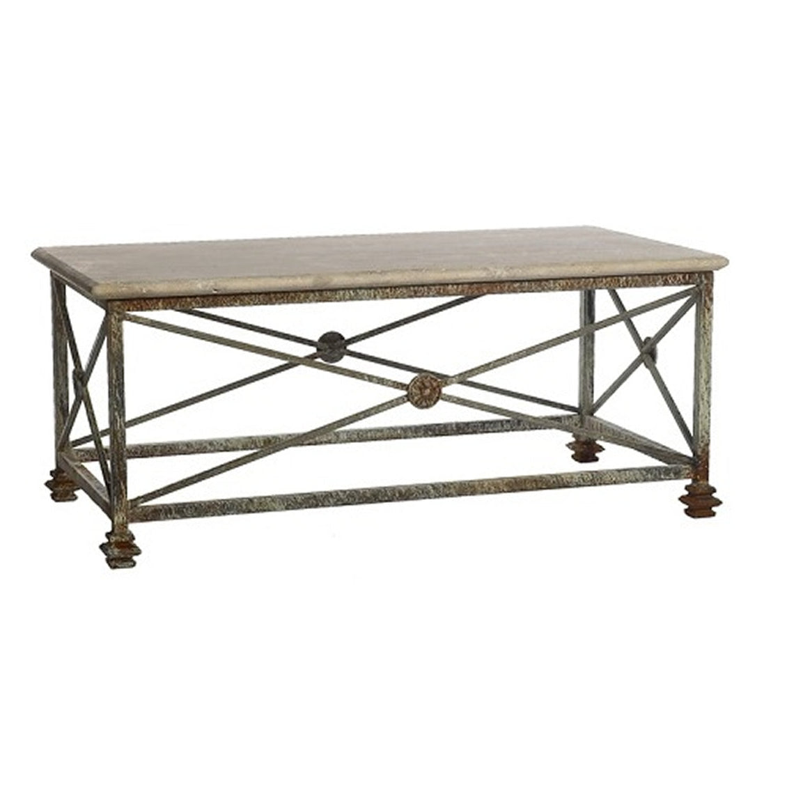 Stone Medallion Cocktail Table - The Kellogg Collection