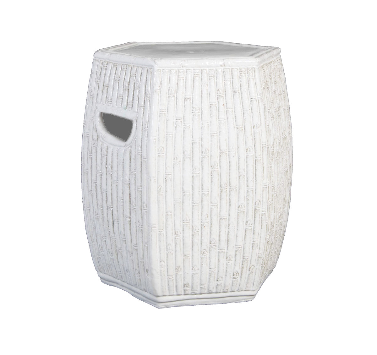 Bamboo Hex Garden Seat - The Kellogg Collection