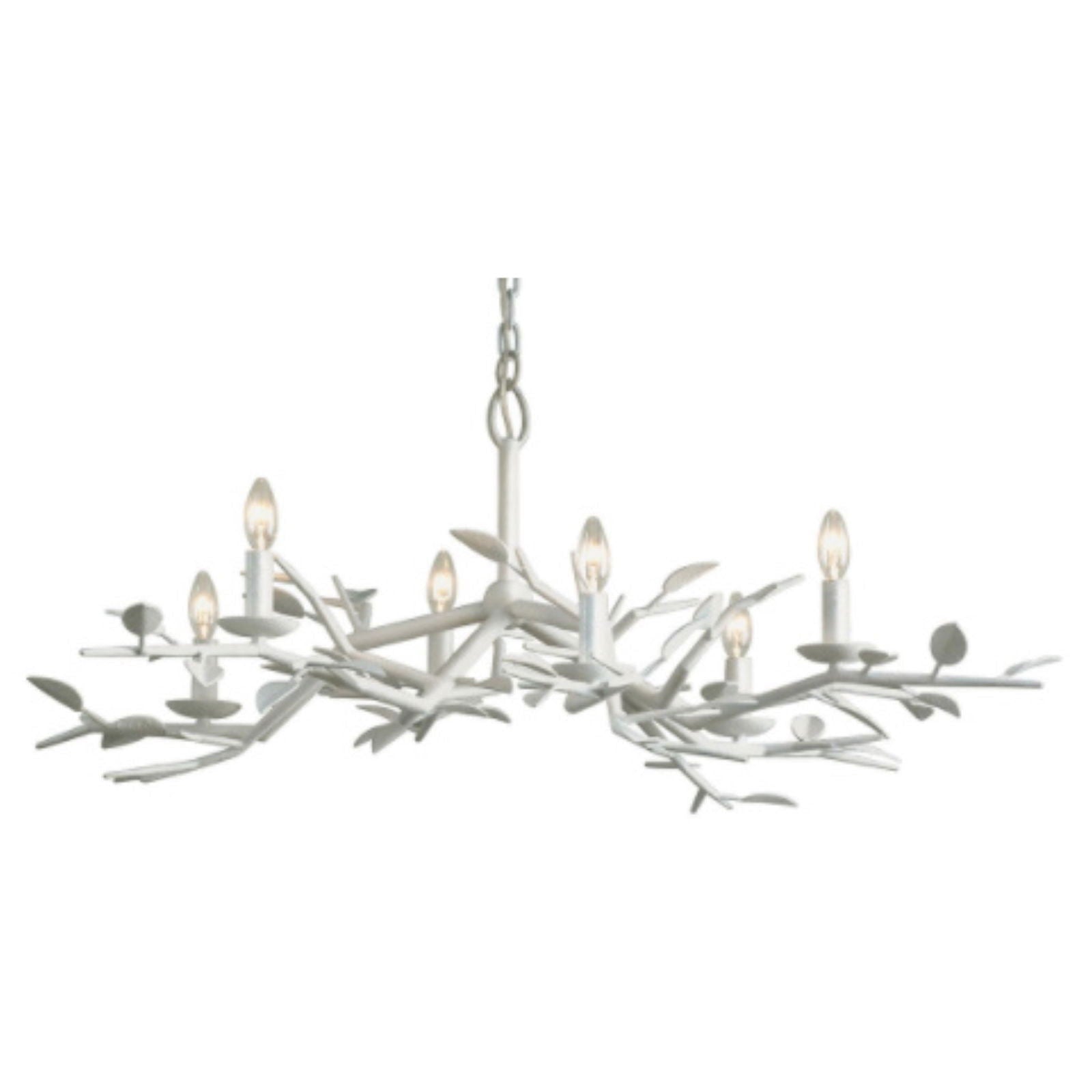 Feuille Blanche Chandelier - The Kellogg Collection
