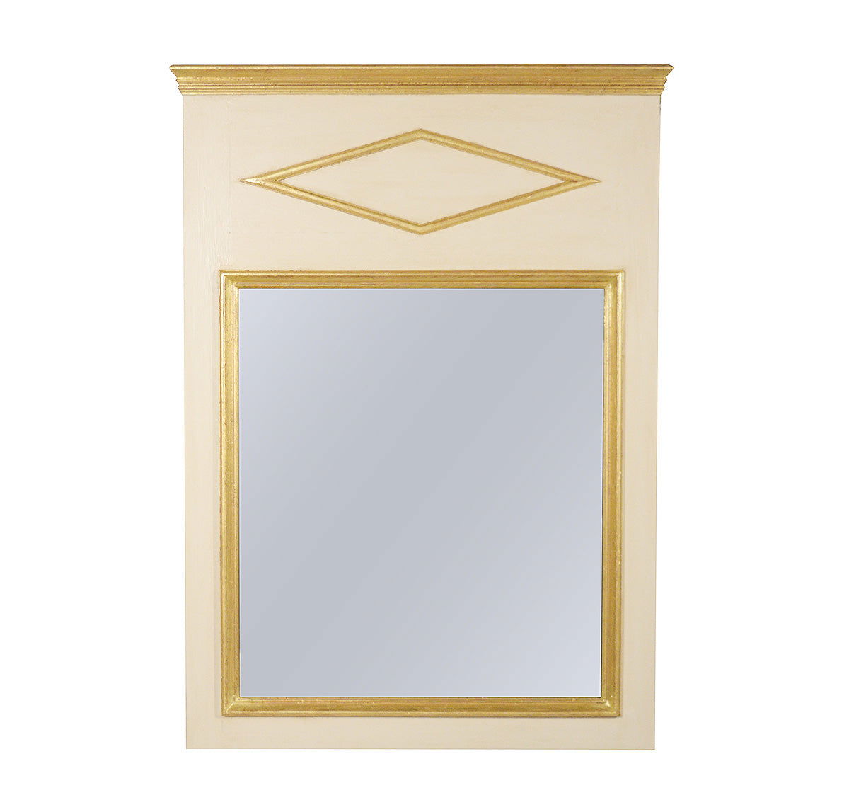 Gold Diamond Trumeau Mirror - The Kellogg Collection