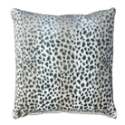 Ocelot Pillow Celadon - The Kellogg Collection