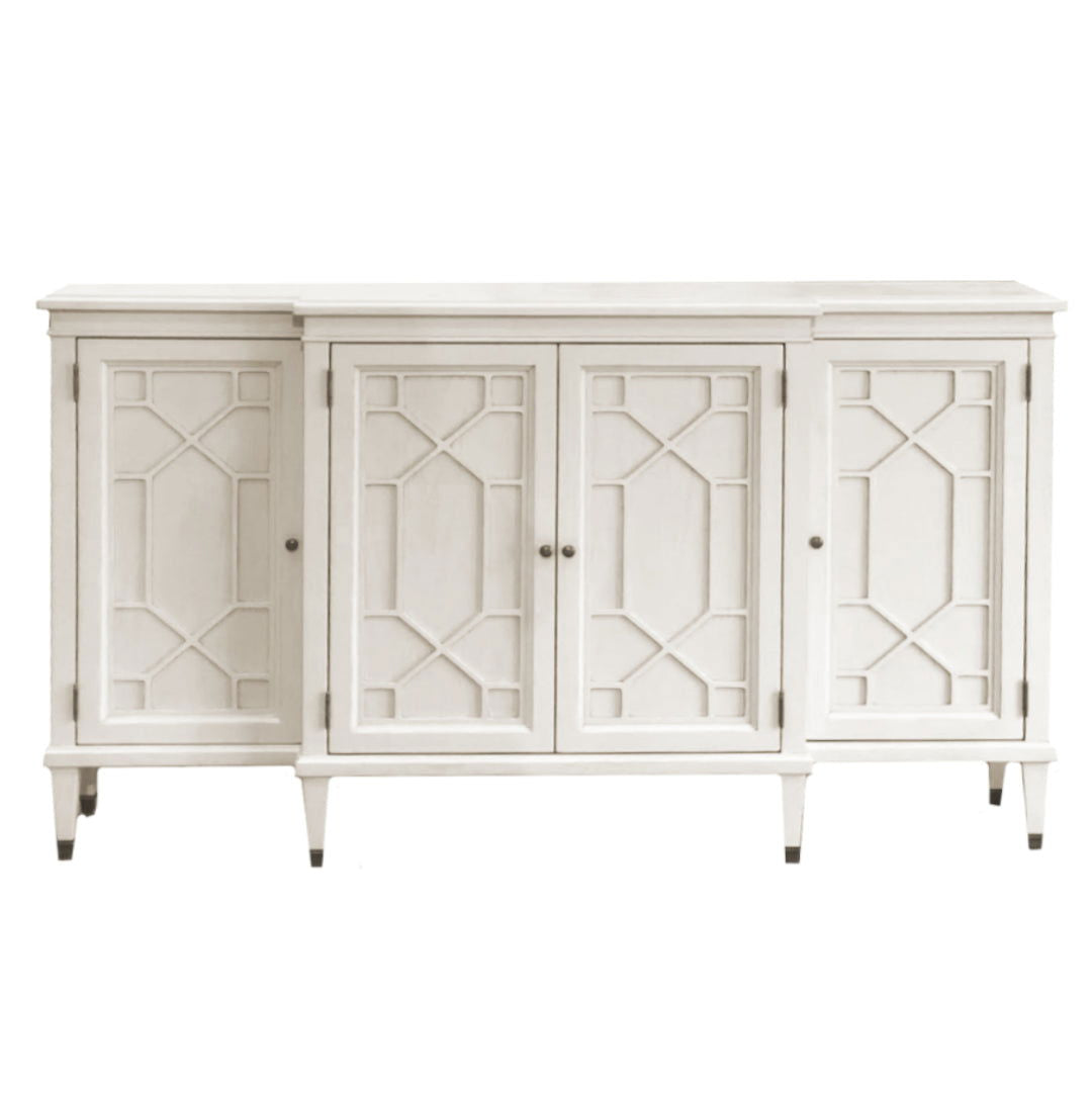 Stepback Fretwork Sideboard - The Kellogg Collection