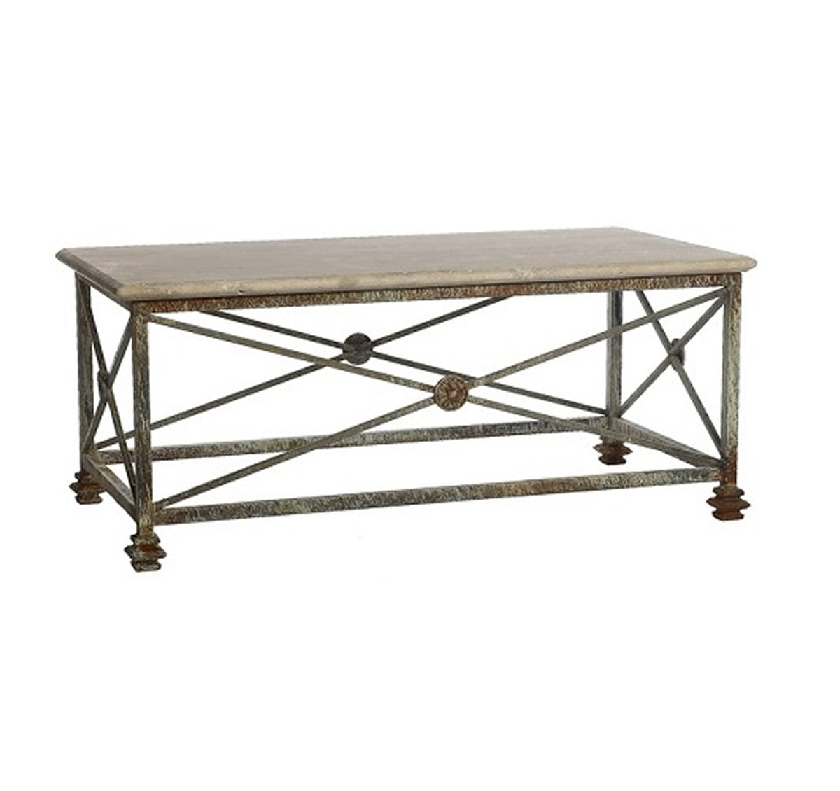 Stone Medallion Cocktail Table - The Kellogg Collection