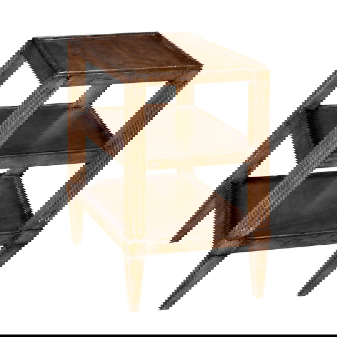 Swedish Three-Tier End Table - The Kellogg Collection