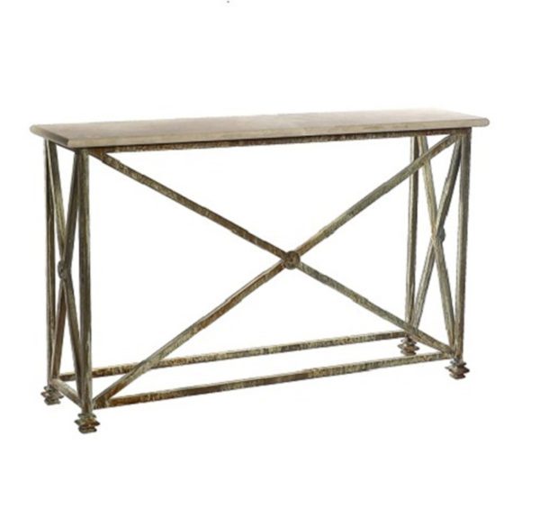 Iron console from the Kellogg Collection | @kelloggfurn